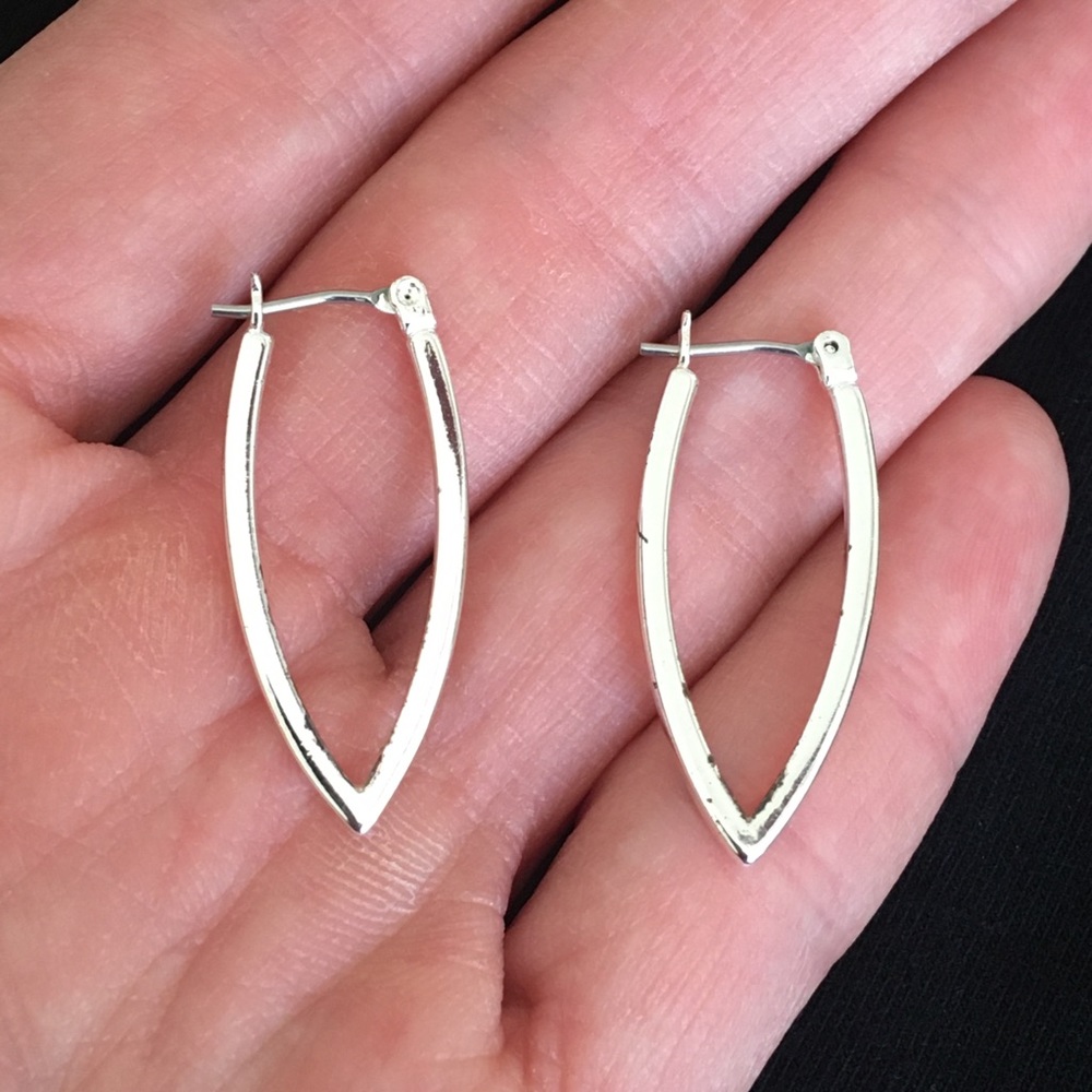 Vintage Silver Tone Fashion Jewelry Earrings